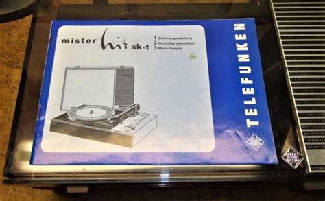 1970s Mister Hit Sk T Telefunken Record Player Phonograph Lp Etsy Canada