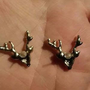 Jewelry Reindeer Antler Earrings Poshmark