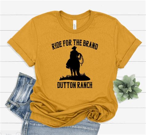 Yellowstone Ride For The Brand Shirt Yellowstone Dutton Etsy