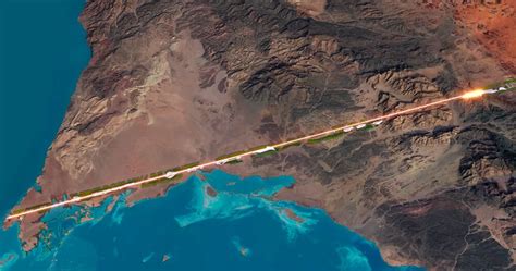 saudi arabia unveils THE LINE, a linear development without cars