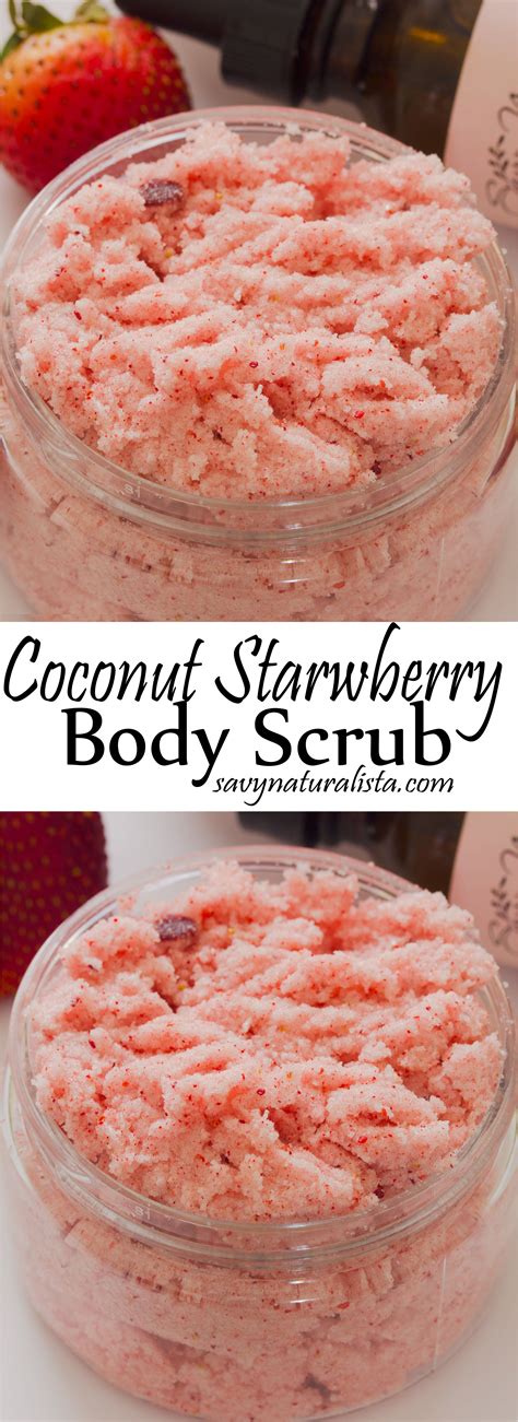 An Easy Strawberry Sugar Scrub With Only Four Simple Ingredients