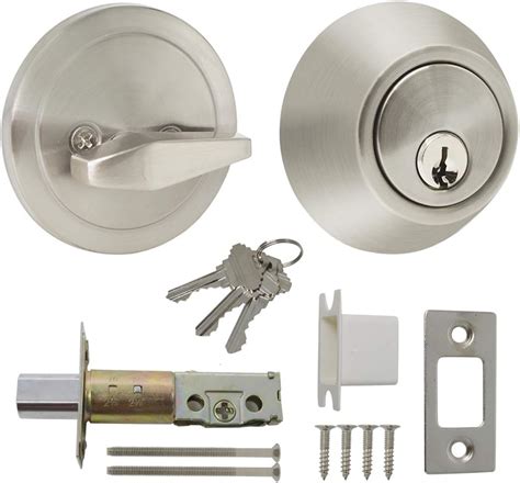 Probrico Stainless Steel Deadbolt Security Door Lock With Key Single