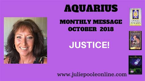 Aquarius October 2018 Justice Youtube