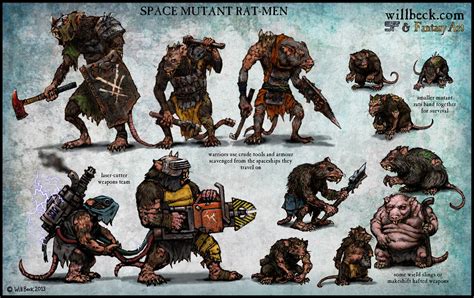 Space Rat Men Ideas 1 Fantasy Battle Fantasy Races Fantasy Rpg Dark