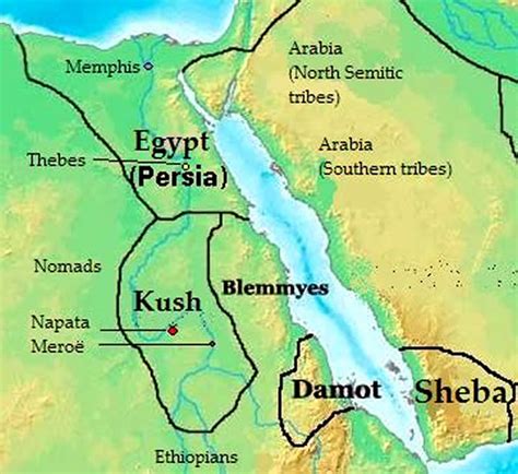 Picture Information Kingdom Of Kush Map