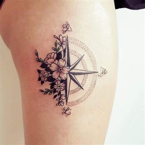 Pin By Heidi Ivie On Tattoo Ideas Compass Tattoo Design Compass Tattoo Compass Rose Tattoo