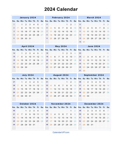 Free Printable Calendar 2024 Printable Templates
