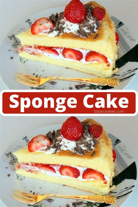 I didn't use loaf pans, however. Sponge Cake 6 inch pan - How to make it - 5 Star Cookies ...