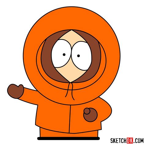 How To Draw Kenny Mccormick From South Park Step By Step Drawing