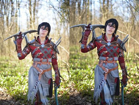 We Do A Lot Of Walking Don T We Rogue Hawke Dragon Age Cosplay