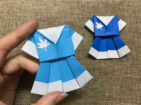 Tutorial #32: Origami School Uniform | The Idea King
