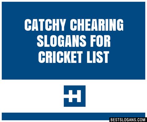 Catchy Chearing For Cricket Slogans Generator Phrases