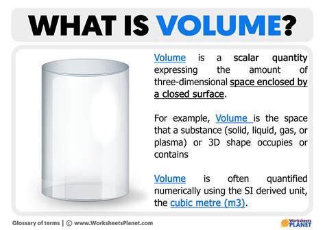 What Is Volume Meaning And Definition