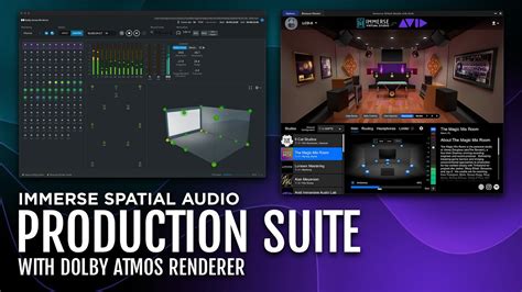 Immerse Spatial Audio Production Suite With Dolby Atmos Renderer Youtube