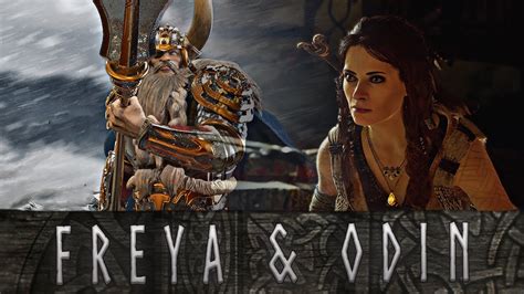 God Of War The Tragic Marriage Between Freya And Odin All Scenes Youtube