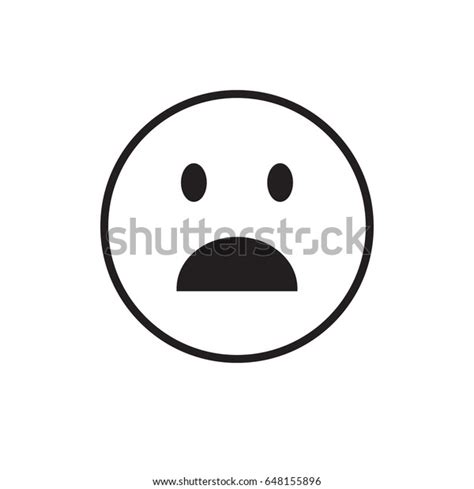 Cartoon Face Shocked People Emotion Icon Stock Vector Royalty Free
