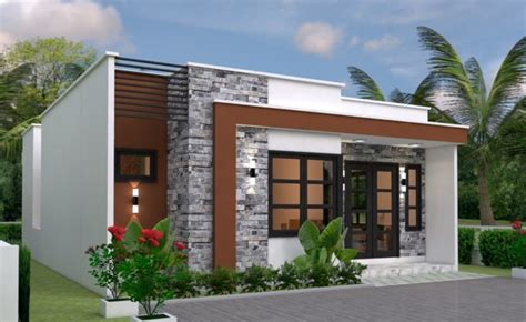 Awesome Three Bedroom Bungalow With Roof Deck Cool House Concepts