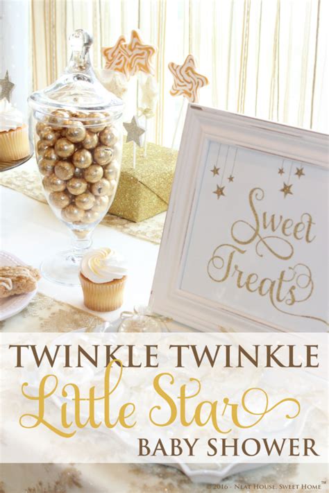 Twinkle Twinkle Little Star Baby Shower • Neat House Sweet Home®