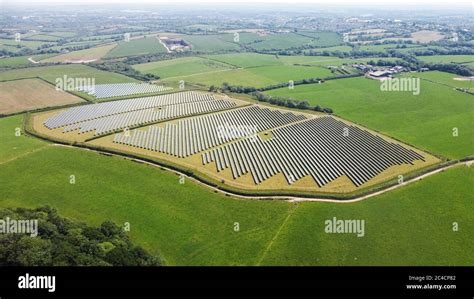 A Photovoltaic Power Station Solar Park Solar Farm Photovoltaic