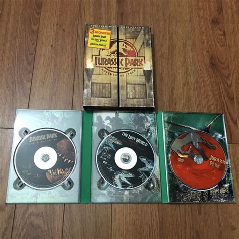 Jurassic Park Adventure Pack 3 Dvd Franchise Collection Very Good