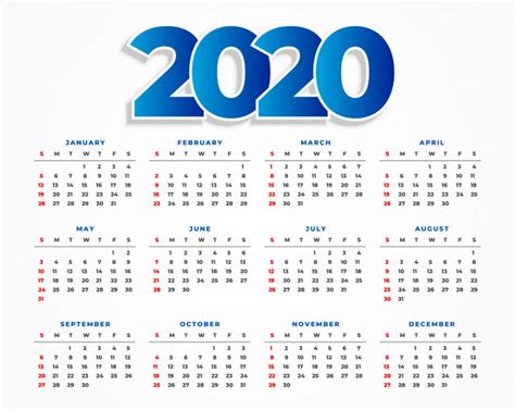 Calendário 2020 Com Feriados Em Excel Portugal