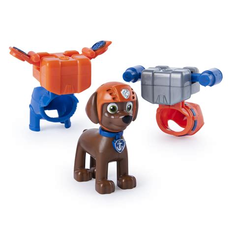 Paw Patrol Action Pack Zuma Figure With 2 Clip On Uniforms For Kids