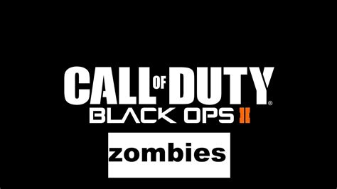 Call Of Duty Black Ops 2 Zombie Youtube