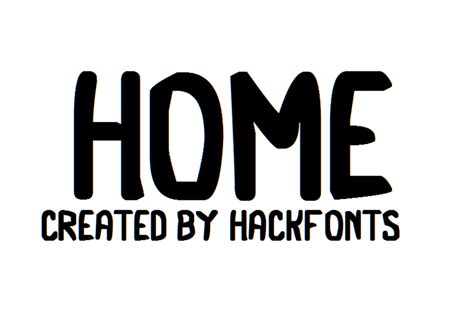 Home Font Hackfonts Fontspace