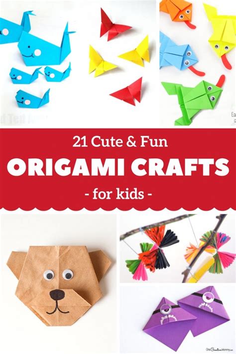Crafts For Kids Origami 21 Cute And Fun Origami Crafts