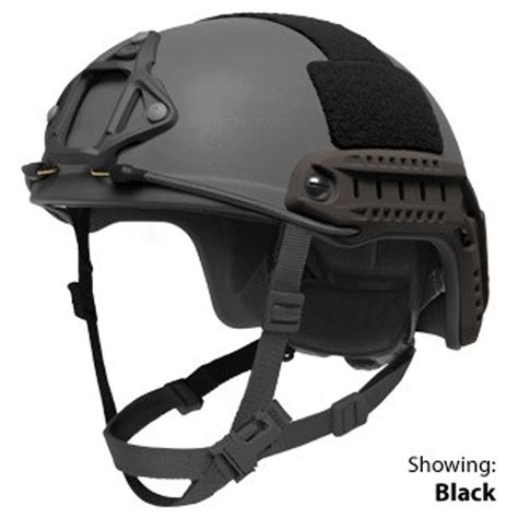 Ops Core Fast Le High Cut Ballistic Helmet W Skeleton Shroud And Arc Rails