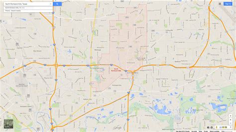 North Richland Hills Texas Map United States