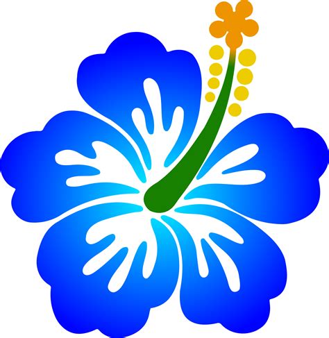 Transparent Hawaiian Flowers Png Clip Art Hawaiian Flower Full Size