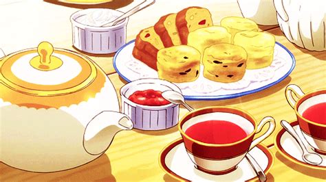 Tea Time Cute Food Art Anime Bento Anime