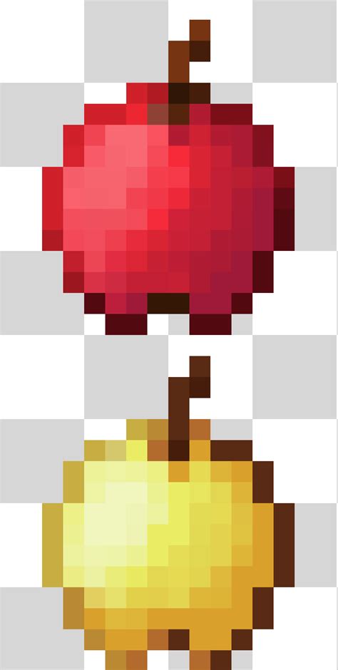Edited The Apple Textures For A Resource Pack Rminecraft