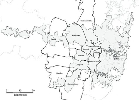 Local Government Areas Comprising Western Sydney Download Scientific