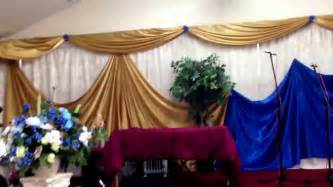 Church Decor Full Wall Draping Youtube