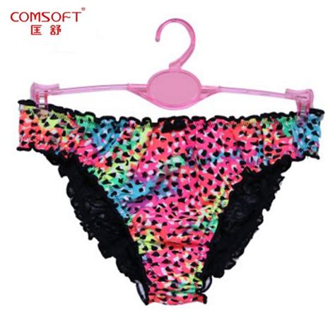 3pcs New Arrival Women Panties Ladies Ruffle Briefs Sexy Lace Patchwork