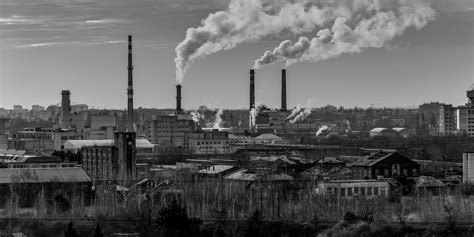 Grayscale Photography Of Factory Photo Free Pollution Image On Unsplash