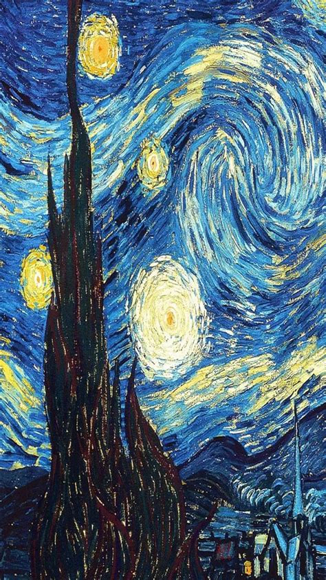 La Noche Estrellada Vicent Van Gogh En 2020 Fondo De Arte Fondo De