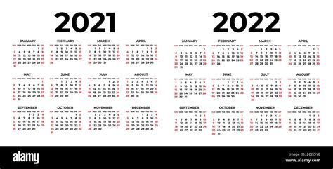 Ilustraci N De Calendario 2021 2022 Y 2023 La Semana Comienza El Lunes