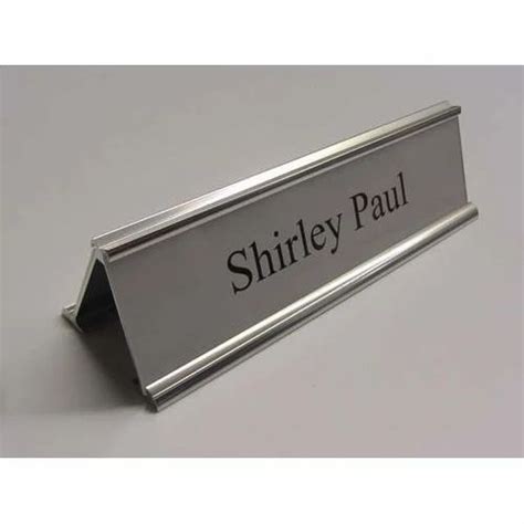 Aluminum Desk Name Plate At Rs 700piece In Coimbatore Id 14765212533