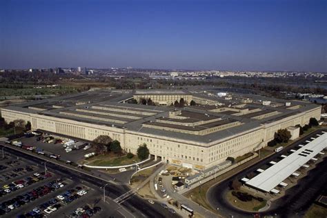 Aerial View Of The Pentagon Arlington Virginia Library Of Congress