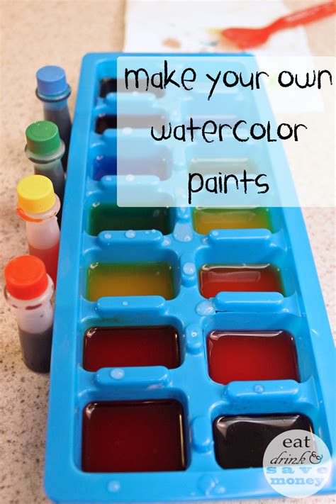 Quick And Easy Diy Watercolor Paint Recipe For Toddlers Eat Drink