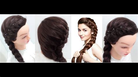 Whether you are walking down the aisle or running on the treadmill this versatile style will keep your hair looking. Side Braid: Hairstyles for medium hair - YouTube