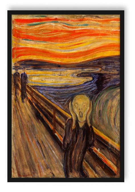 Edvard Munch Der Schrei I Poster Gerahmt Ebay в 2023 г