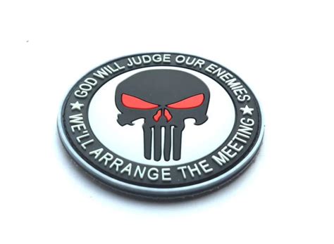 2pclot Morale Patch God Will Judge Our Enemies Tactical Patches Glow