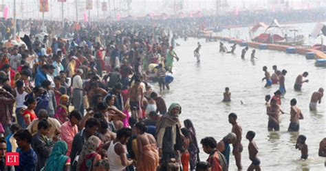 Kumbh Mela Begins As Lakhs Of Devotees Take Holy Dip In Sangam The Economic Times