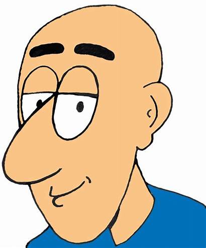 Clipart Head Bald Hair Dad Almost Cartoon