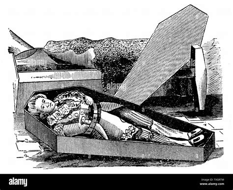 Pioneer Coffin Cut Out Stock Images And Pictures Alamy