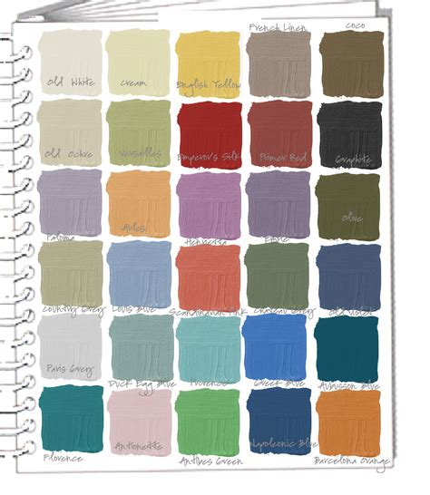 Colorways New Video Tutorial Annie Sloan Chalk Paint® Color Palette